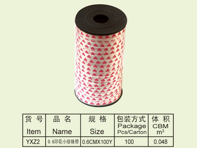 0.6印花小珍珠带