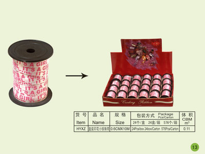 盒装印花小珍珠带